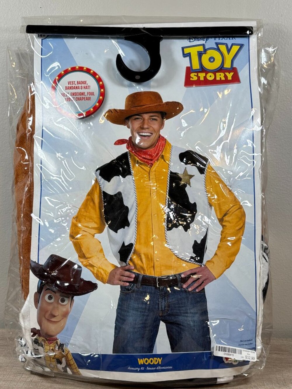 Disney Adult Woody Accessory Costume Kit